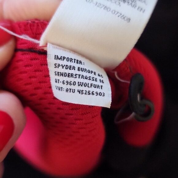 Spyder Black Thick Fleece Hooded Zipped Jacket M - Picture 9 of 10